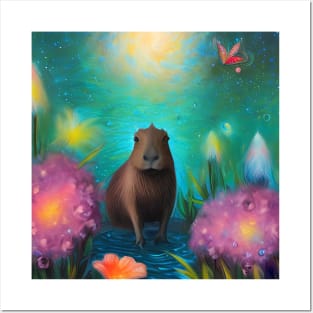 Capybara Posters and Art